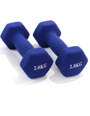 Гантели, 2 кг виниловые (bs-2kg) Bavar Sport